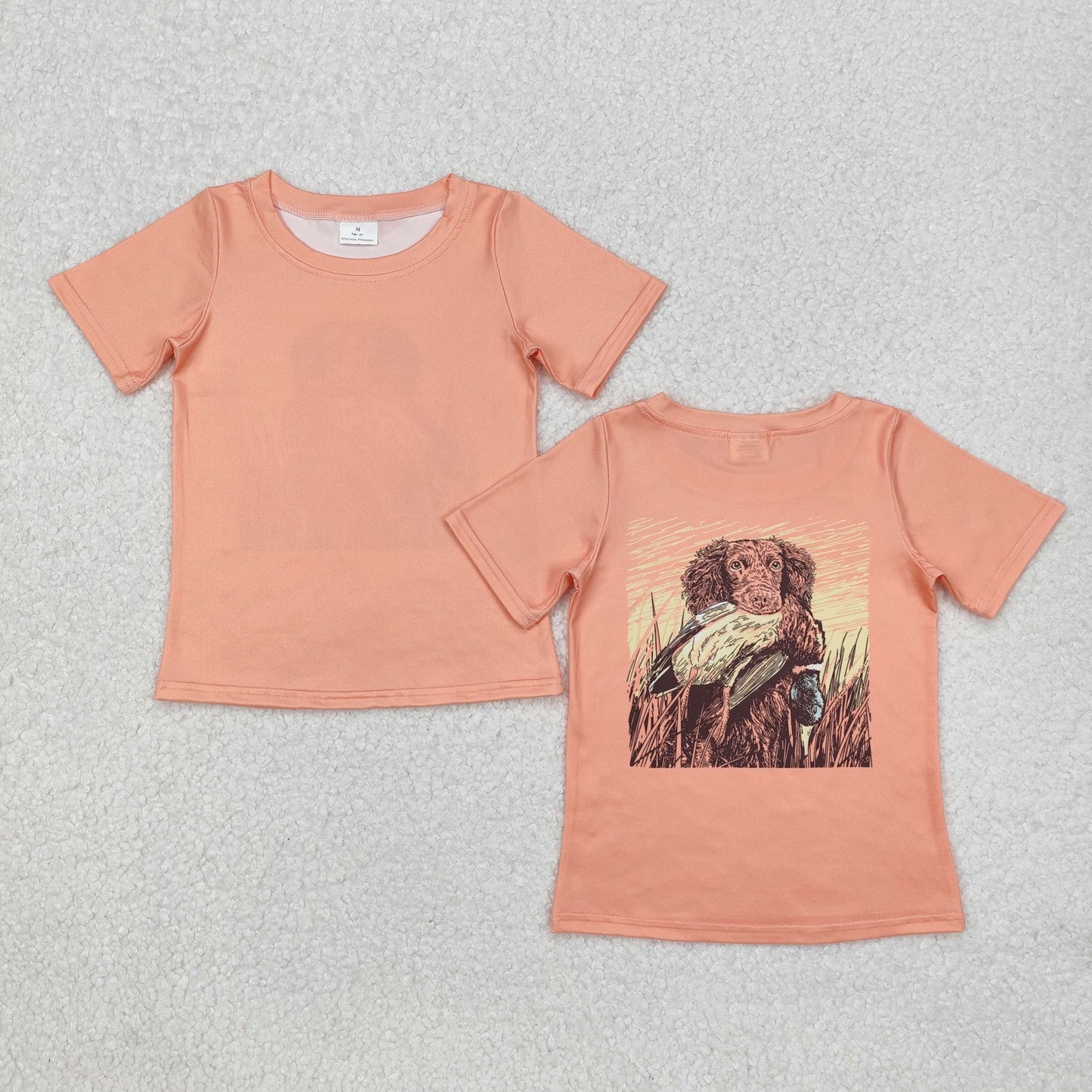 RTS NO MOQ ETA 5/7days arrived BT1084 Duck puppy orange short sleeve top