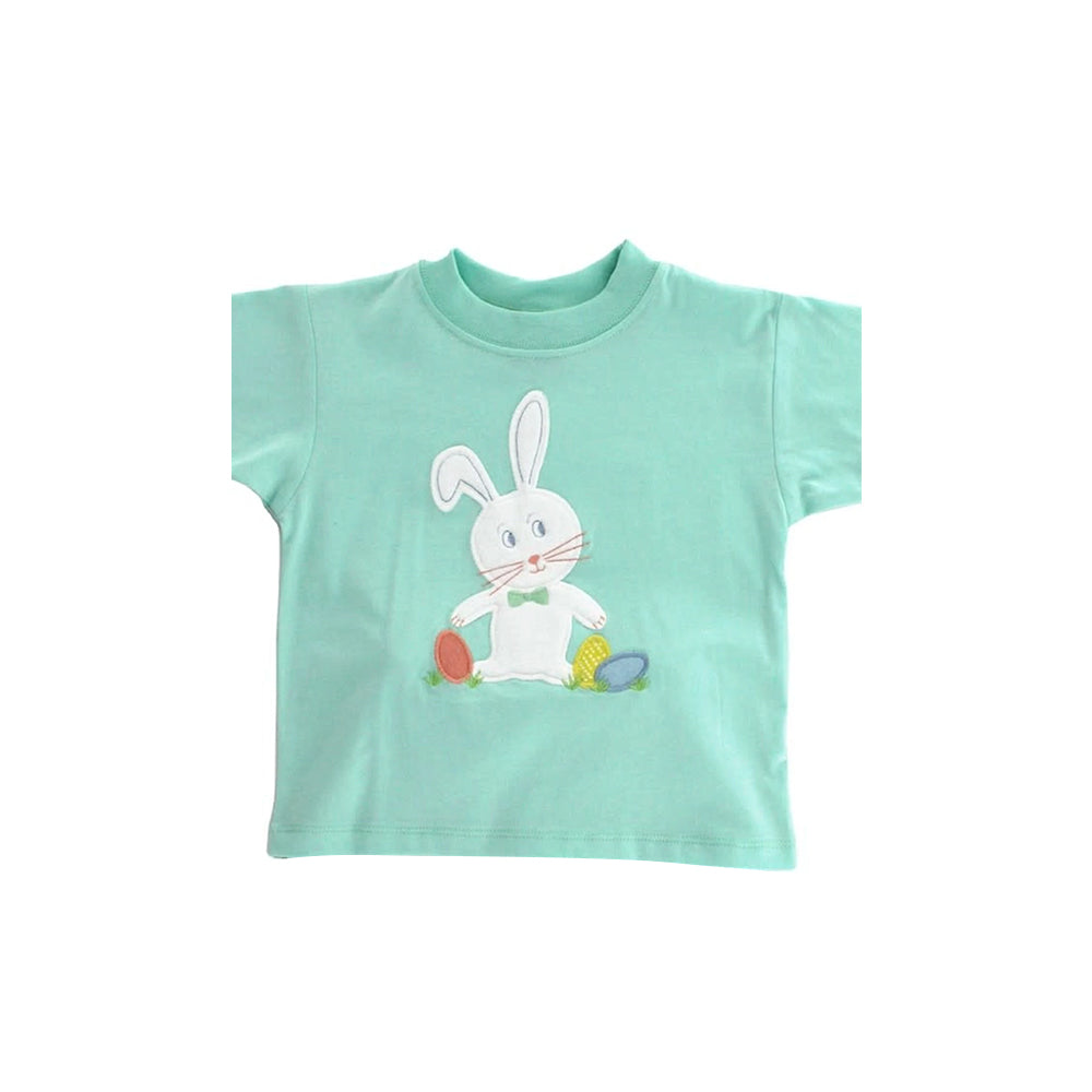 No moq BT1132 pre-order toddler boys clothes easter short Sleeve Top 2024.12.11