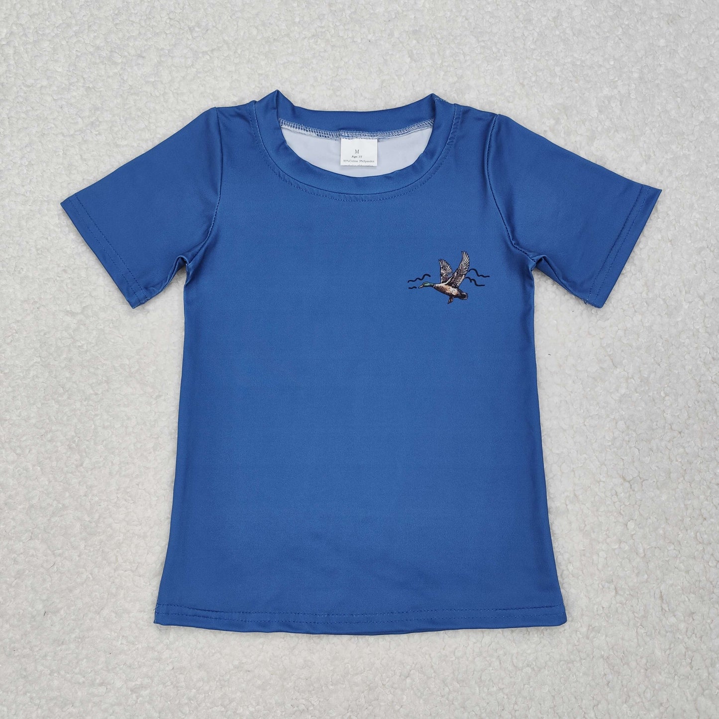 RTS NO MOQ ETA 5/7days arrived BT1150 Duck tree blue short-sleeved top