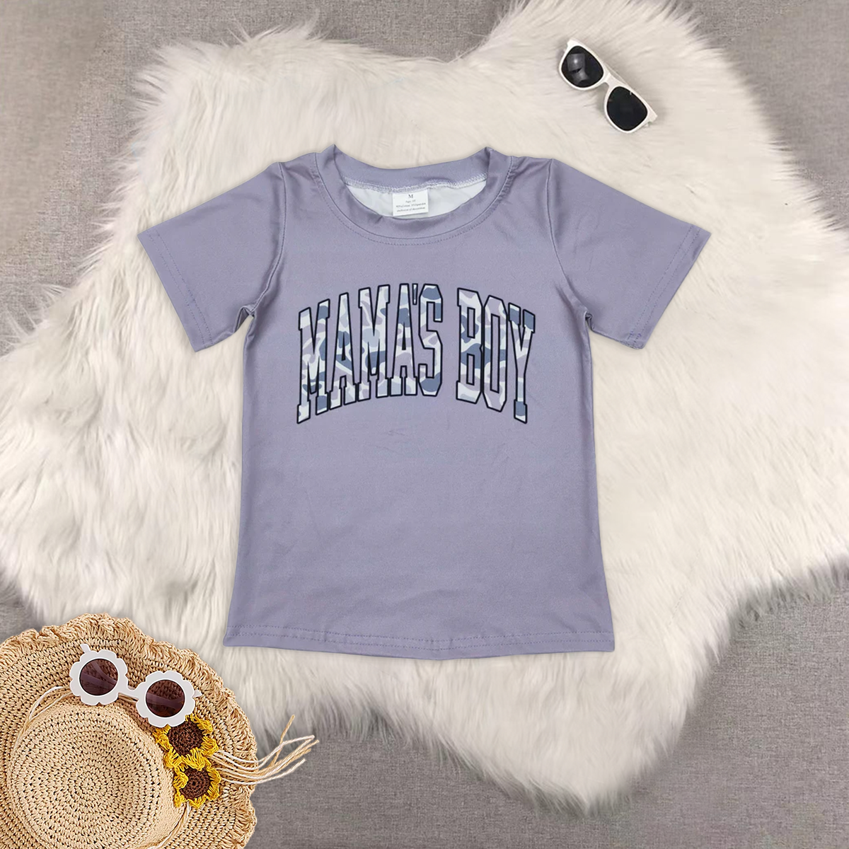 RTS NO MOQ baby boys clothes camouflage Short Sleeve Suit  & Top and shorts