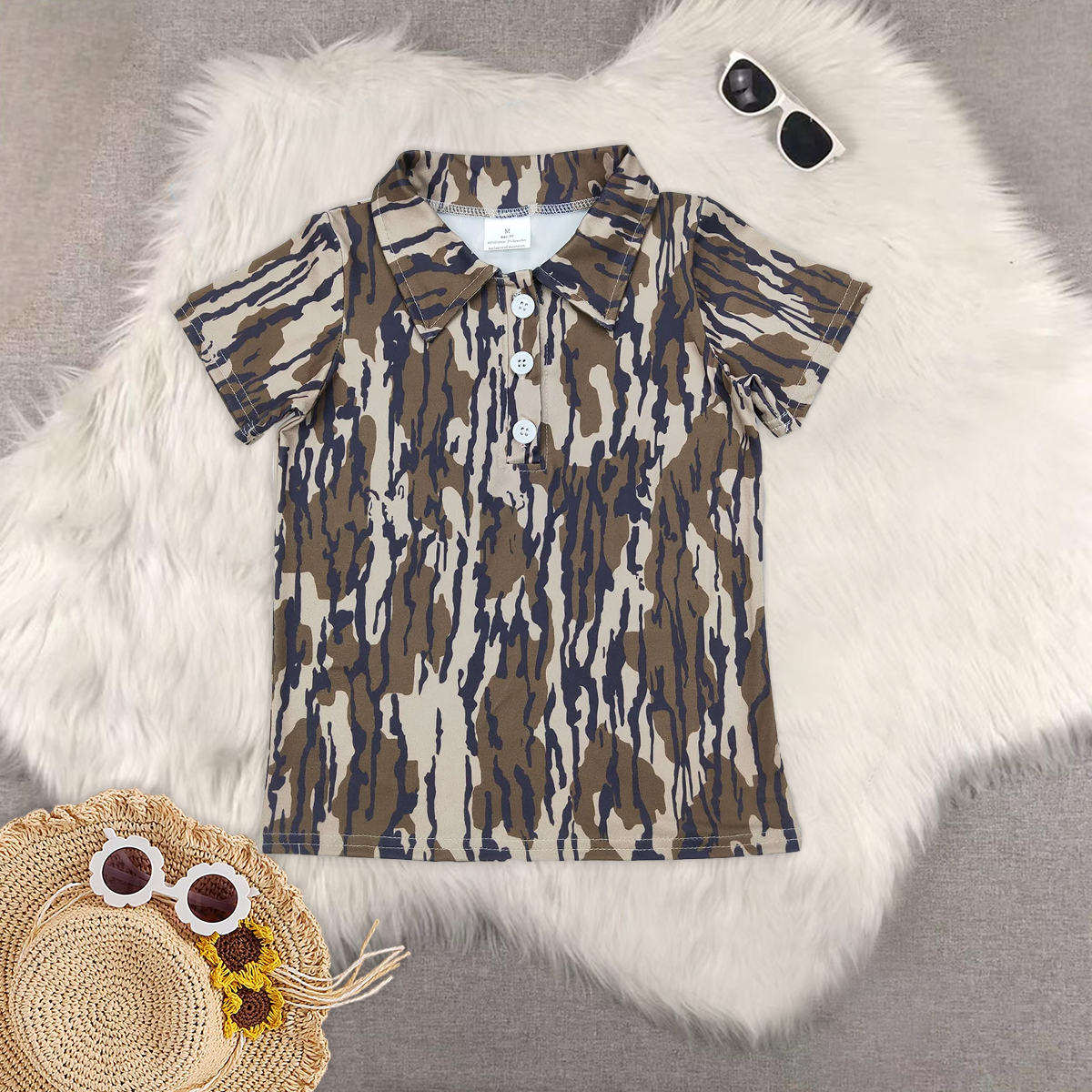 RTS NO MOQ baby boys clothes duck Short Sleeve Suit  & Top and shorts