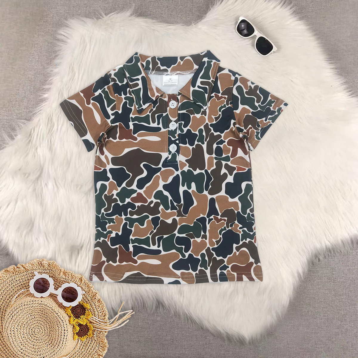 RTS NO MOQ baby boys clothes duck Short Sleeve Suit  & Top and shorts