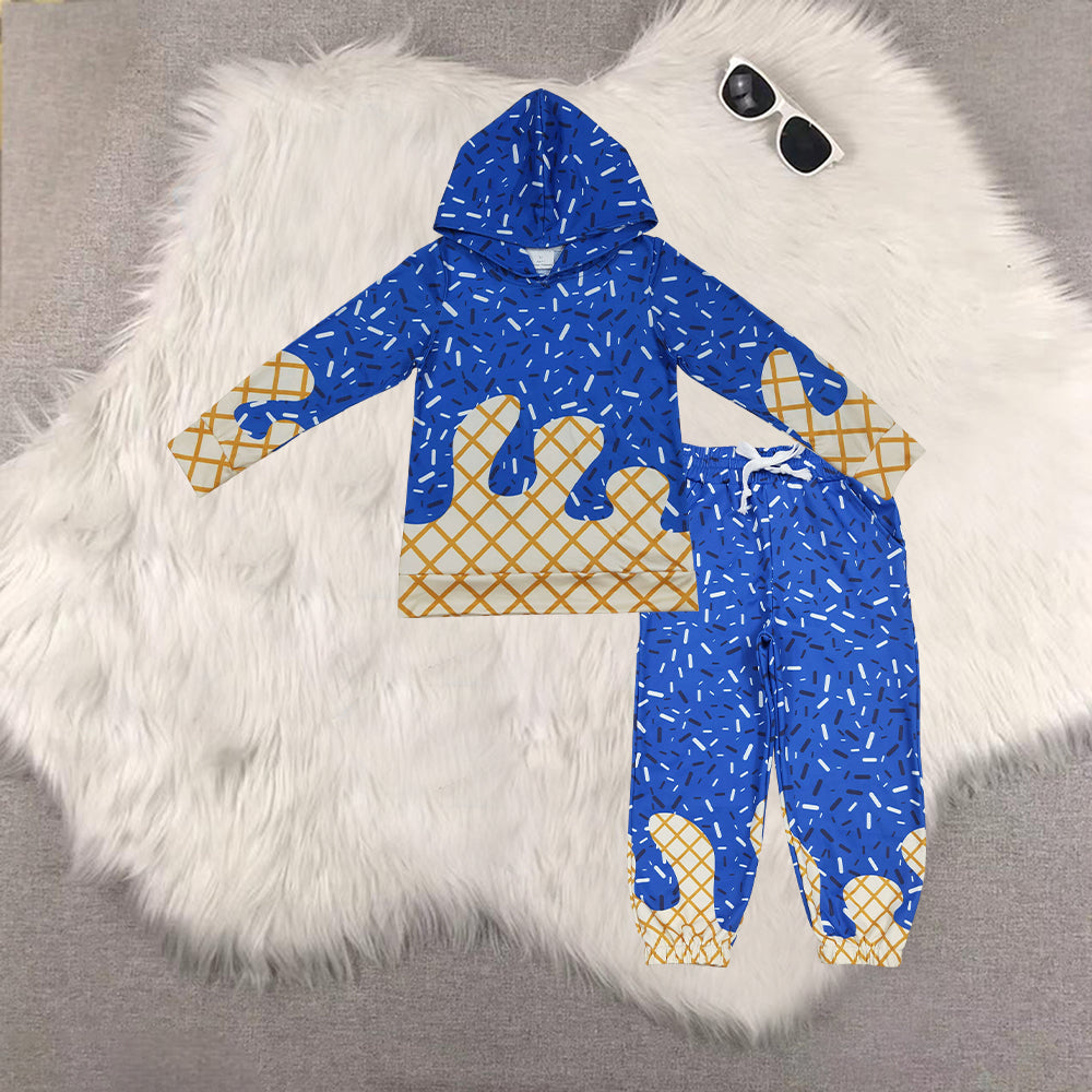 RTS NO MOQ Sibling baby boy clothes yoga team hooded shorts sets and pants sets