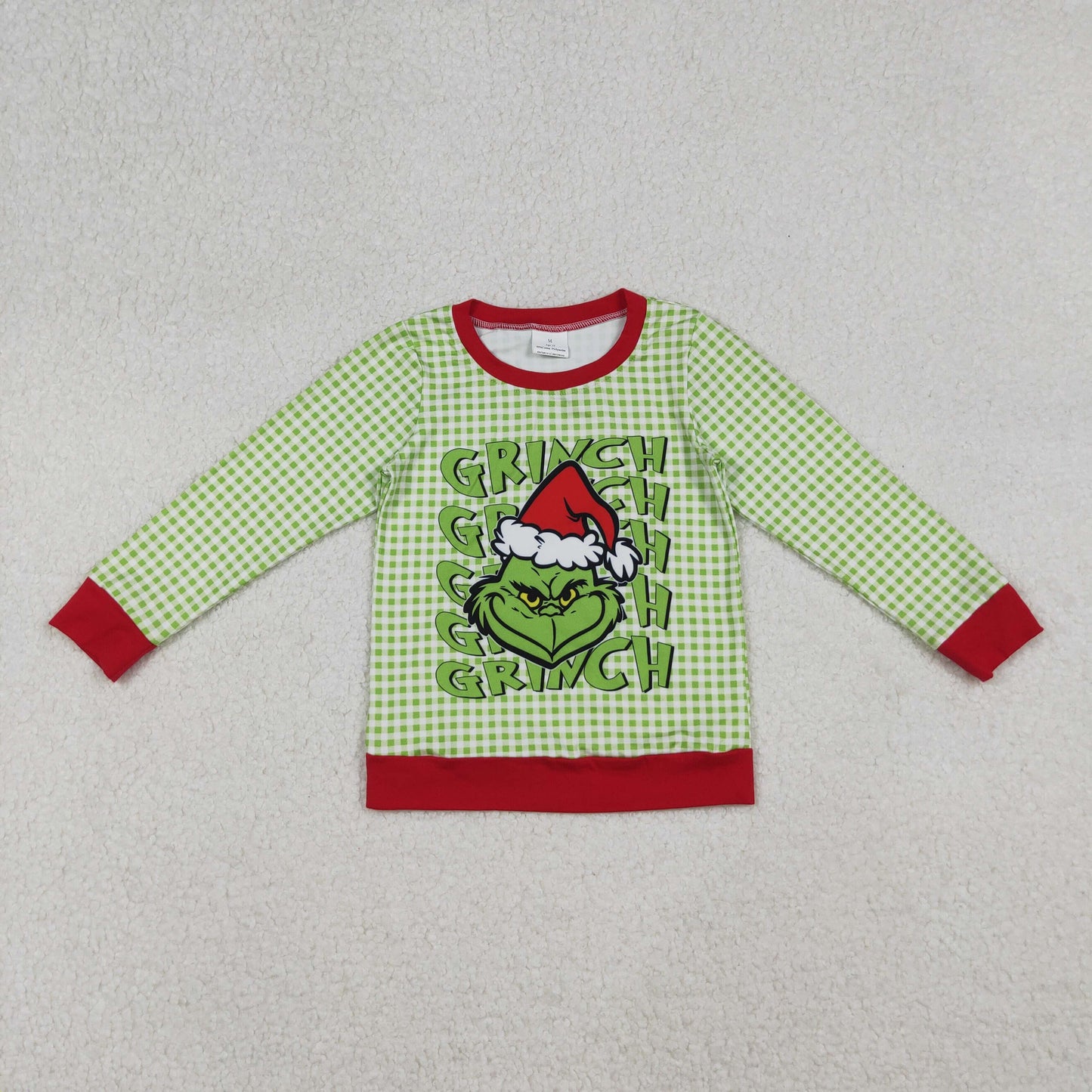 RTS NO MOQ Sibling Baby boys girl clothes Christmas cartoon long-sleeved rompers and top