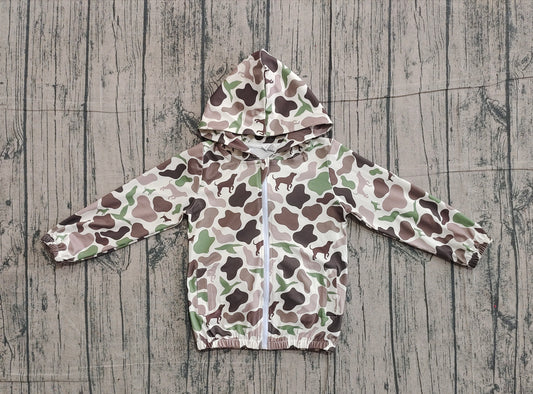 (Pre Order) No moq BT1343 pre-order toddler boy clothes camouflage hooded long Sleeve Top -2025.11.20