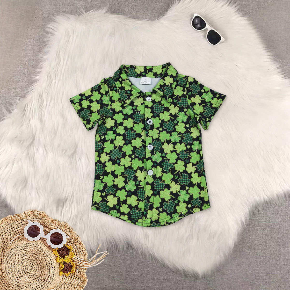 RTS NO MOQ Sibling baby girl clothes Short-Sleeve Tops