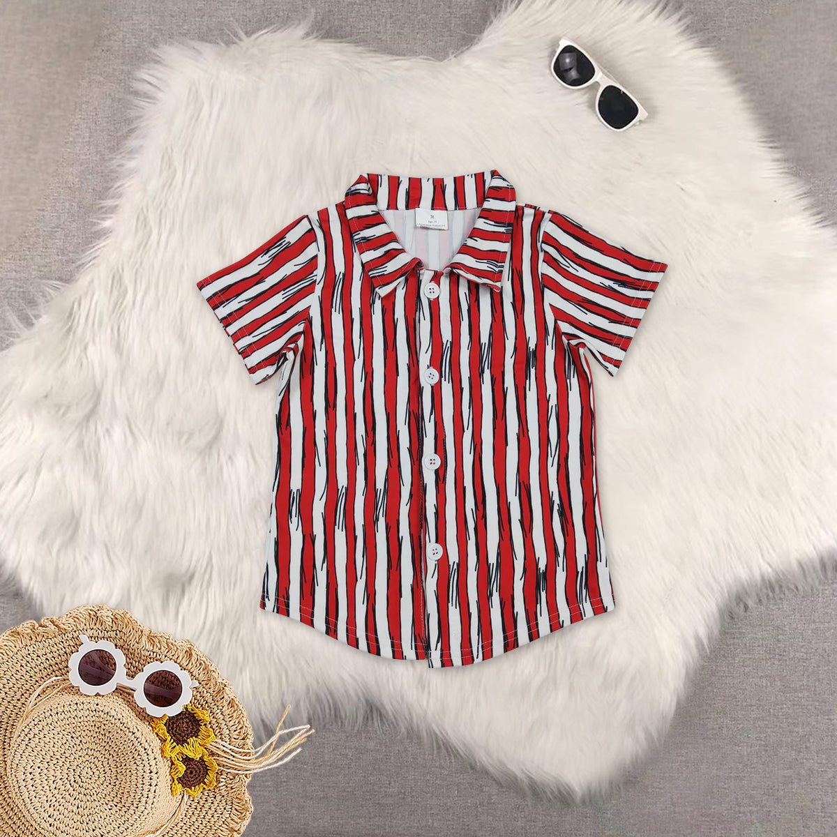 RTS NO MOQ Sibling baby boy clothes Camouflage summer short sleeve shorts sets and top and shorts