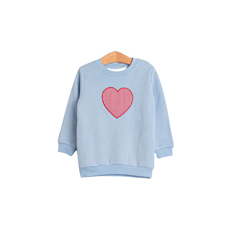 (Pre Order) No moq BT1477 pre-order toddler boy clothes love long Sleeve Top -2025.10.25
