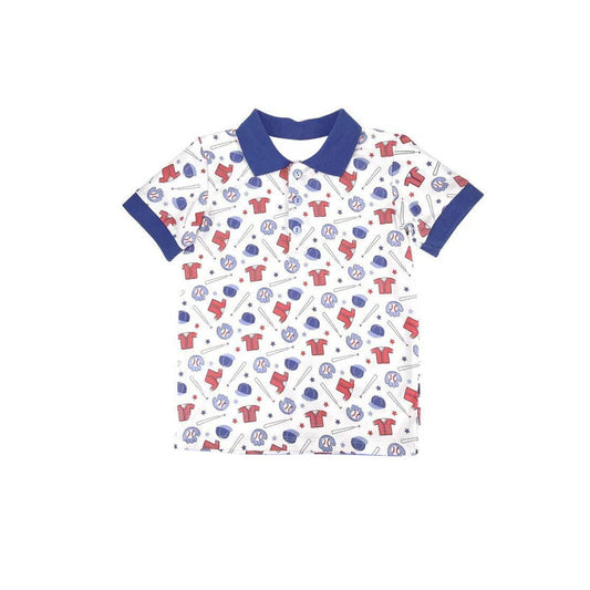 (Pre Order) No moq BT1539 pre-order toddler boy clothes short Sleeve Top -2025.11.7