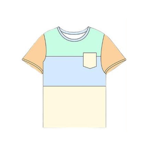 (Pre Order) No moq pre-order toddler boy clothe short sleeve Top -2025.12.6