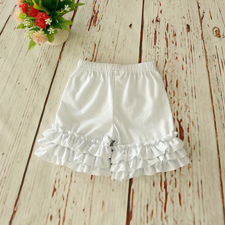 RTS NO MOQ ETA 7-8DAYS ARRIVED cotton ruffle  shorts