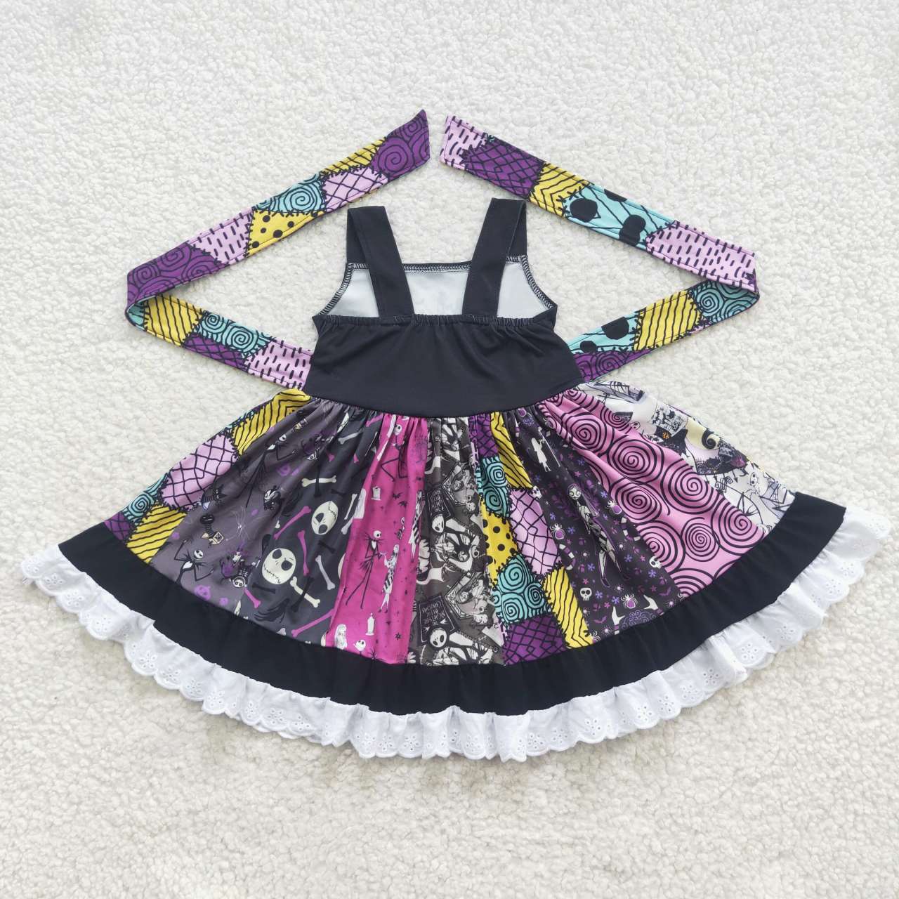 A8-14 Girl Cartoon Shark Skirt