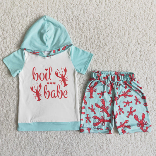 C15-40 Lobster Boys Hoodie Set