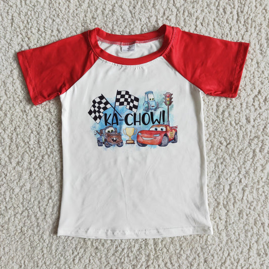 D3-20 boys car t-shirt