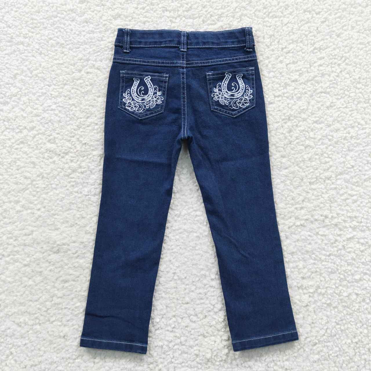 P0085 Dark Blue Denim Trousers