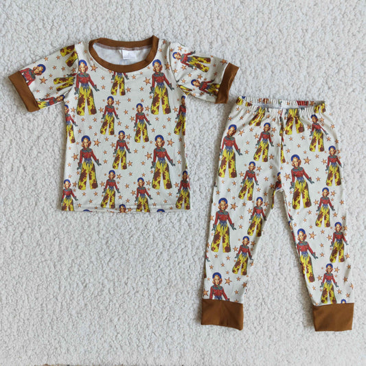 E8-13 Boys short sleeve trousers suit