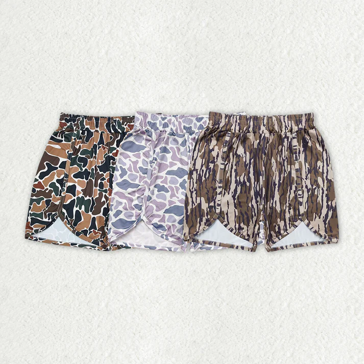 RTS NO MOQ Mommy Adult Women Summer Camo Bottoms Shorts