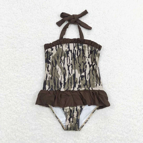 RTS Baby Girls Boys Camo Family Sibling Swimsuits