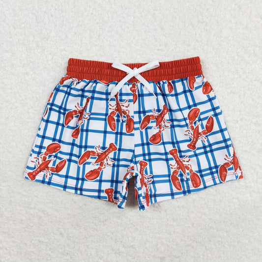 S0364 baby boy clothes crayfish boy summer swim shorts 3-6M to 6-7T