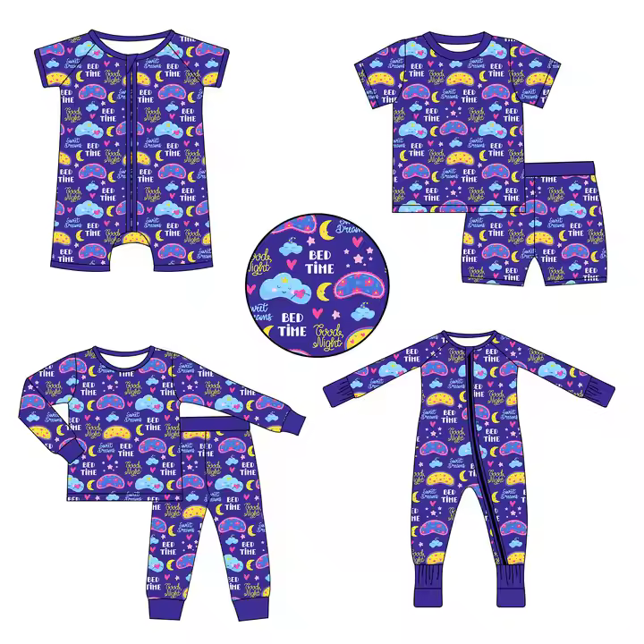 Custom moq 3 MIX SIZE eta 7/8week moq 5 eta /4/5week Blue and purple cloud-moon mixed set