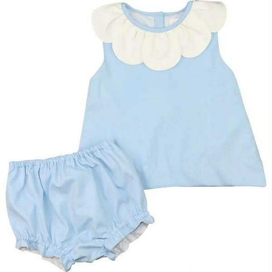 no moq GBO0478 pre-order baby girl clothes blue short sleeve briefs sets-25.6.4