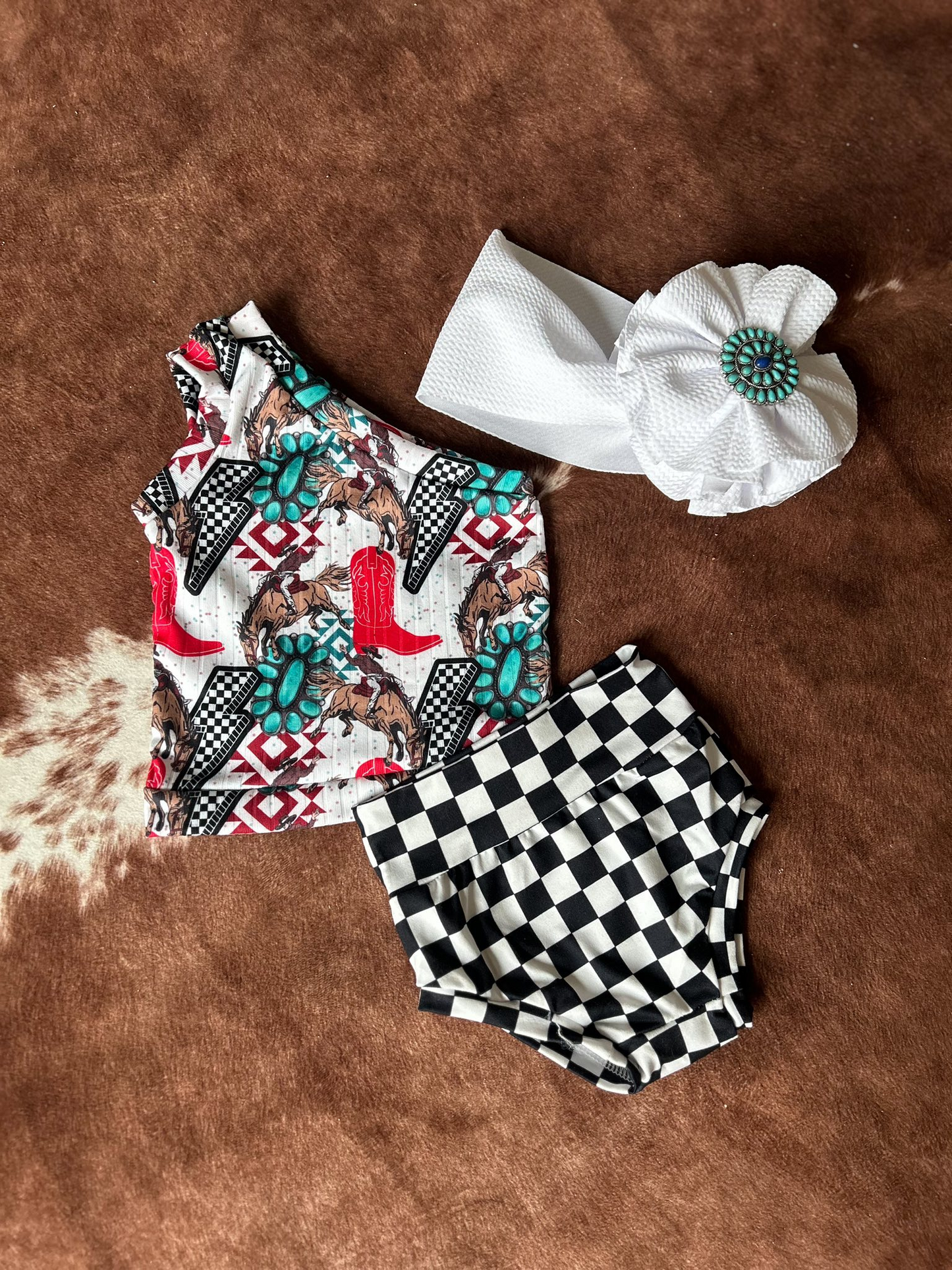 (Pre Order) No moq GBO0485 pre-order baby girl clothes boots sleeveless briefs sets-2025.11.11