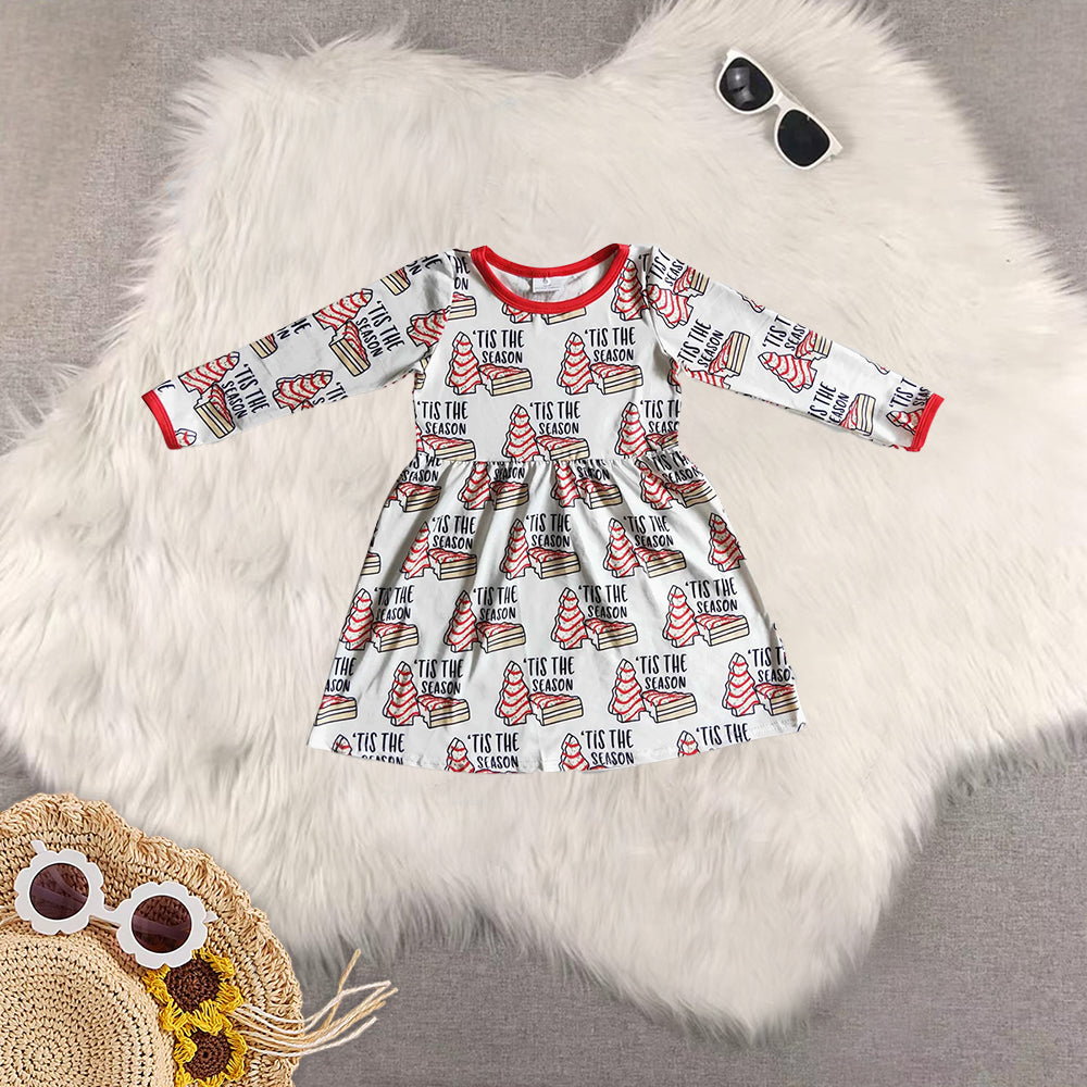 RTS NO MOQ Sibling Baby Girls boys Christmas trees Long Sleeve Pants Set and dress