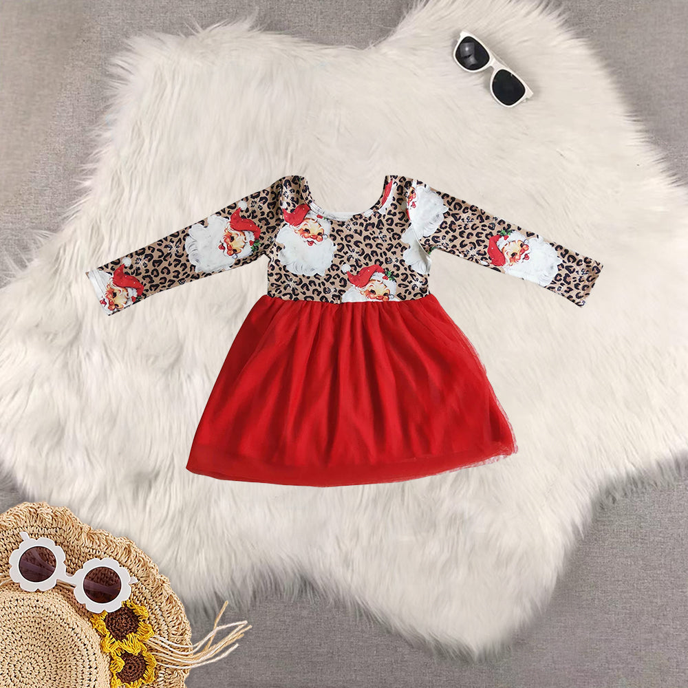 RTS NO MOQ Sibling Baby Girls Christmas Clothes long sleeve dresses