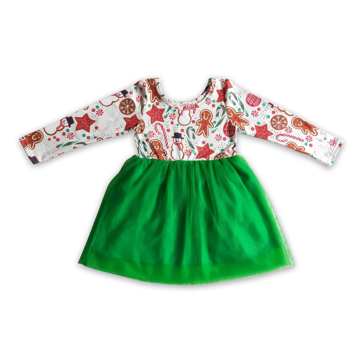 RTS NO MOQ Sibling baby girl clothes Christmas long sleeve dresses