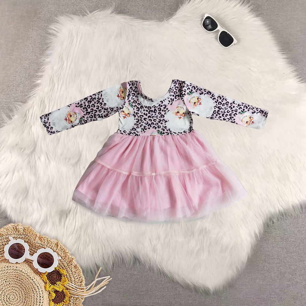 RTS NO MOQ Sibling Baby Girls Christmas Clothes long sleeve dresses