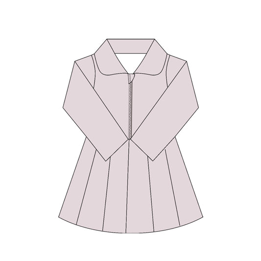 no moq GLD1147 PRE-ORDER baby girl clothes yoga pink sleeveless dress-2025.6.18