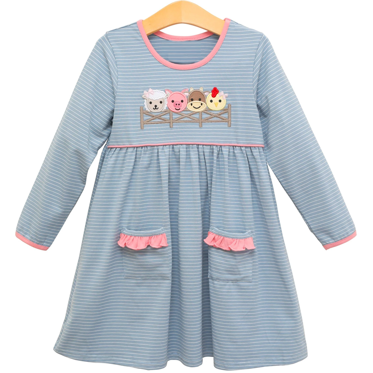 (Pre Order) No moq GLD1426 PRE-ORDER baby girl clothes long sleeve dress-2025.10.28