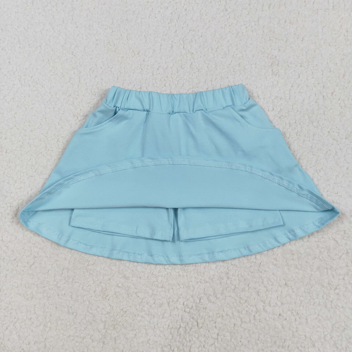 RTSNO MOQ GLK0065 Pure blue culottes