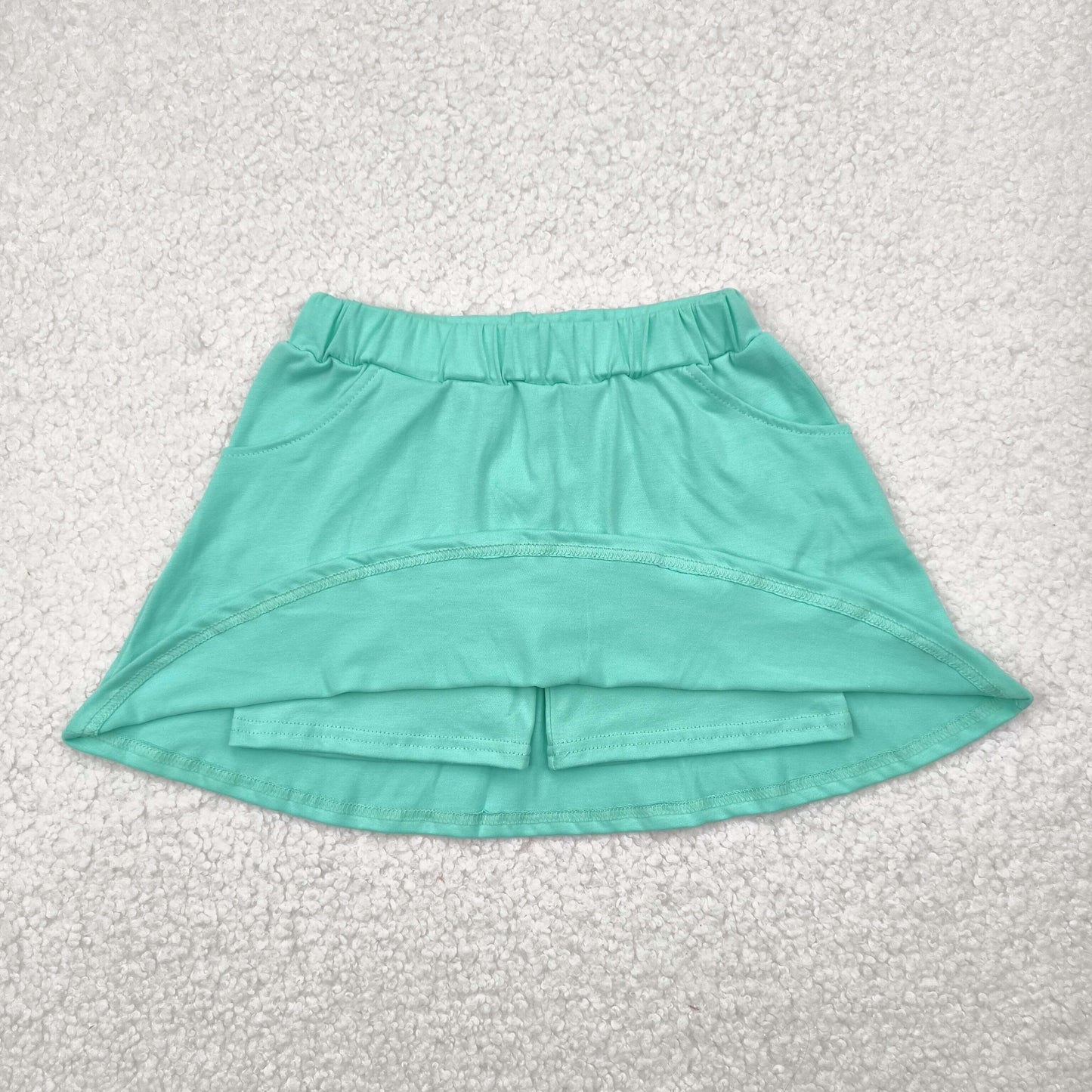 RTSNO MOQ GLK0069 Plain green culottes