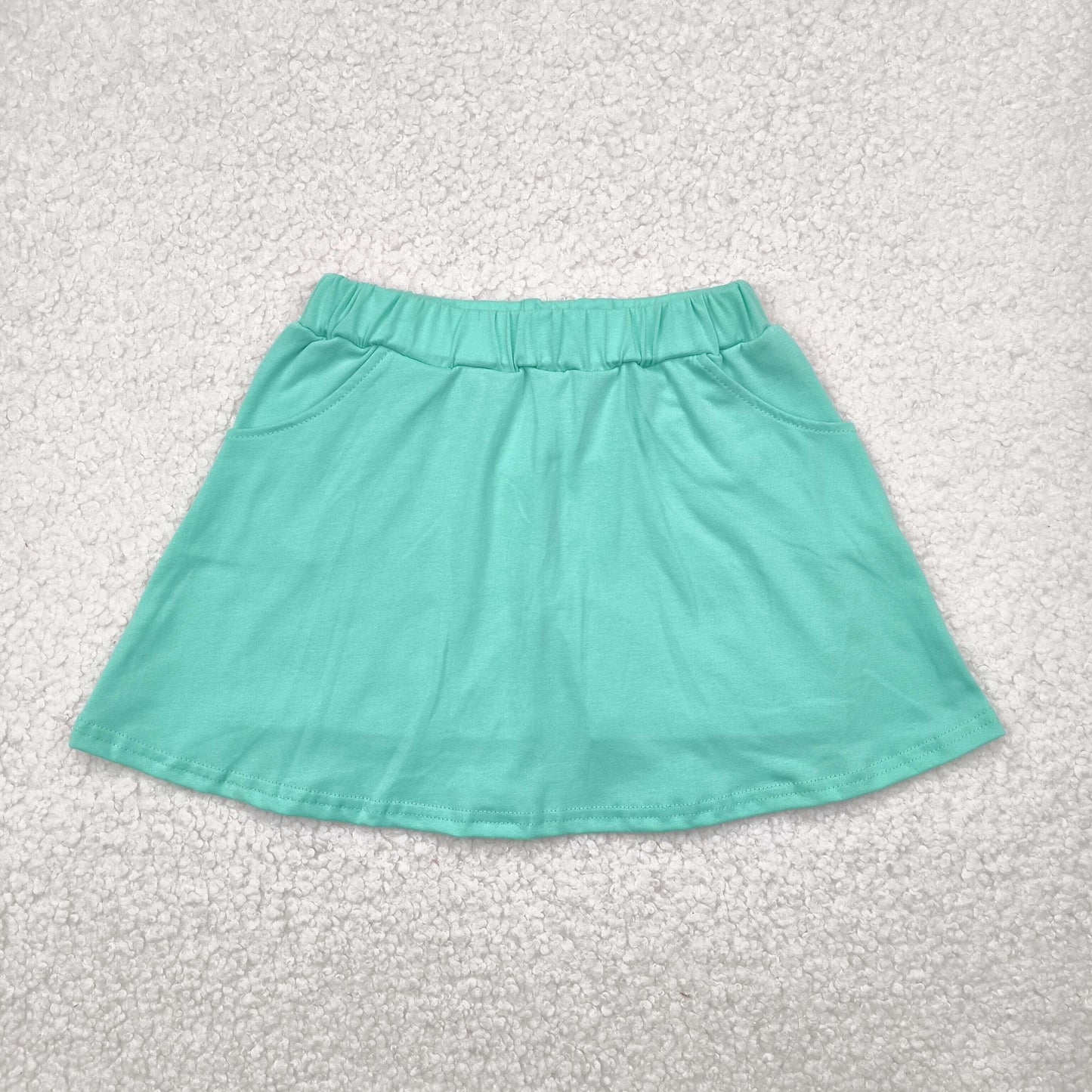 RTSNO MOQ GLK0069 Plain green culottes