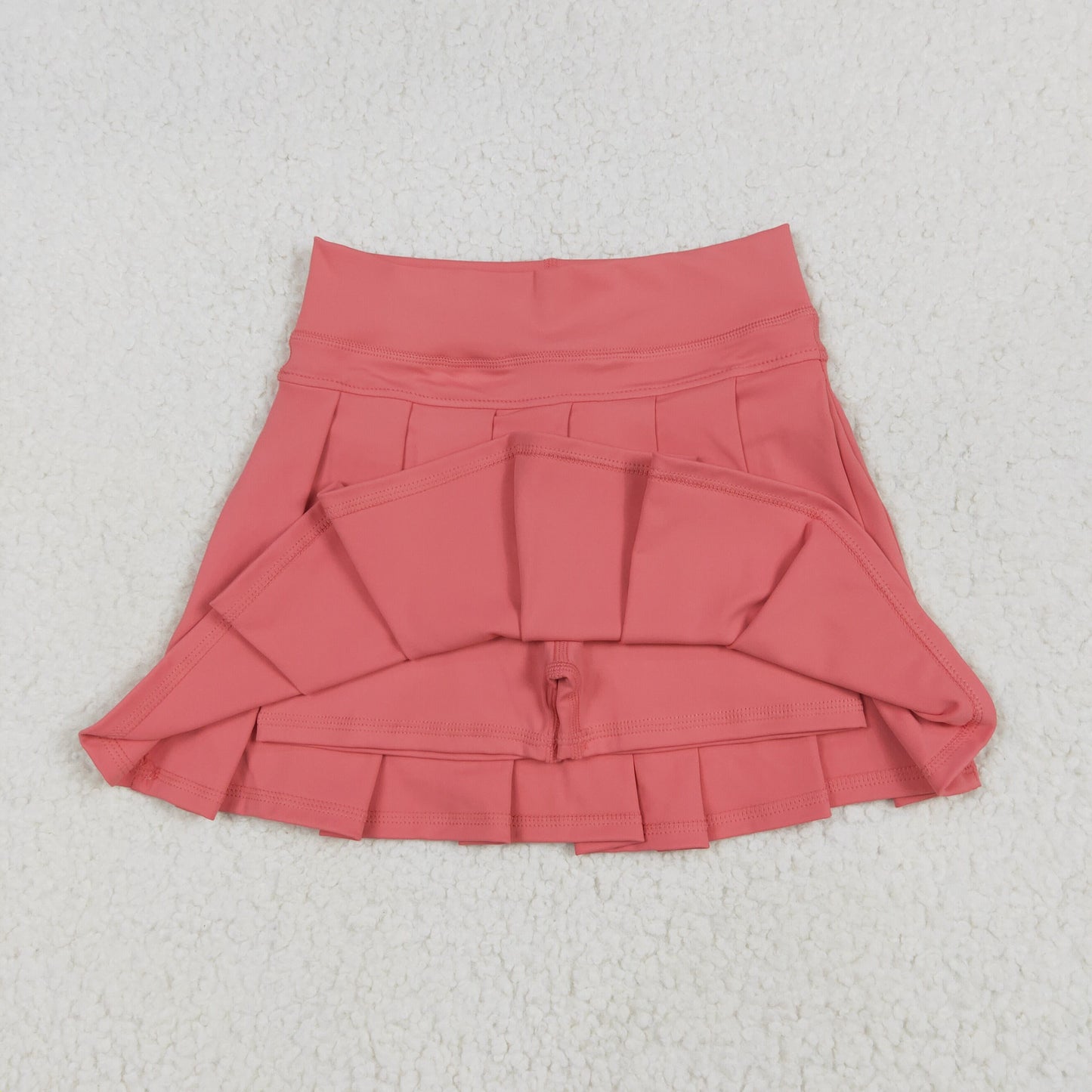 RTS NO MOQ（In Stock) GLK0080 Pure orange yoga skirt