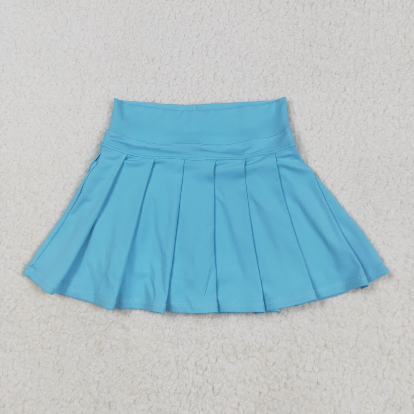 RTSNO MOQ GLK0082 Solid sky blue yoga skirt
