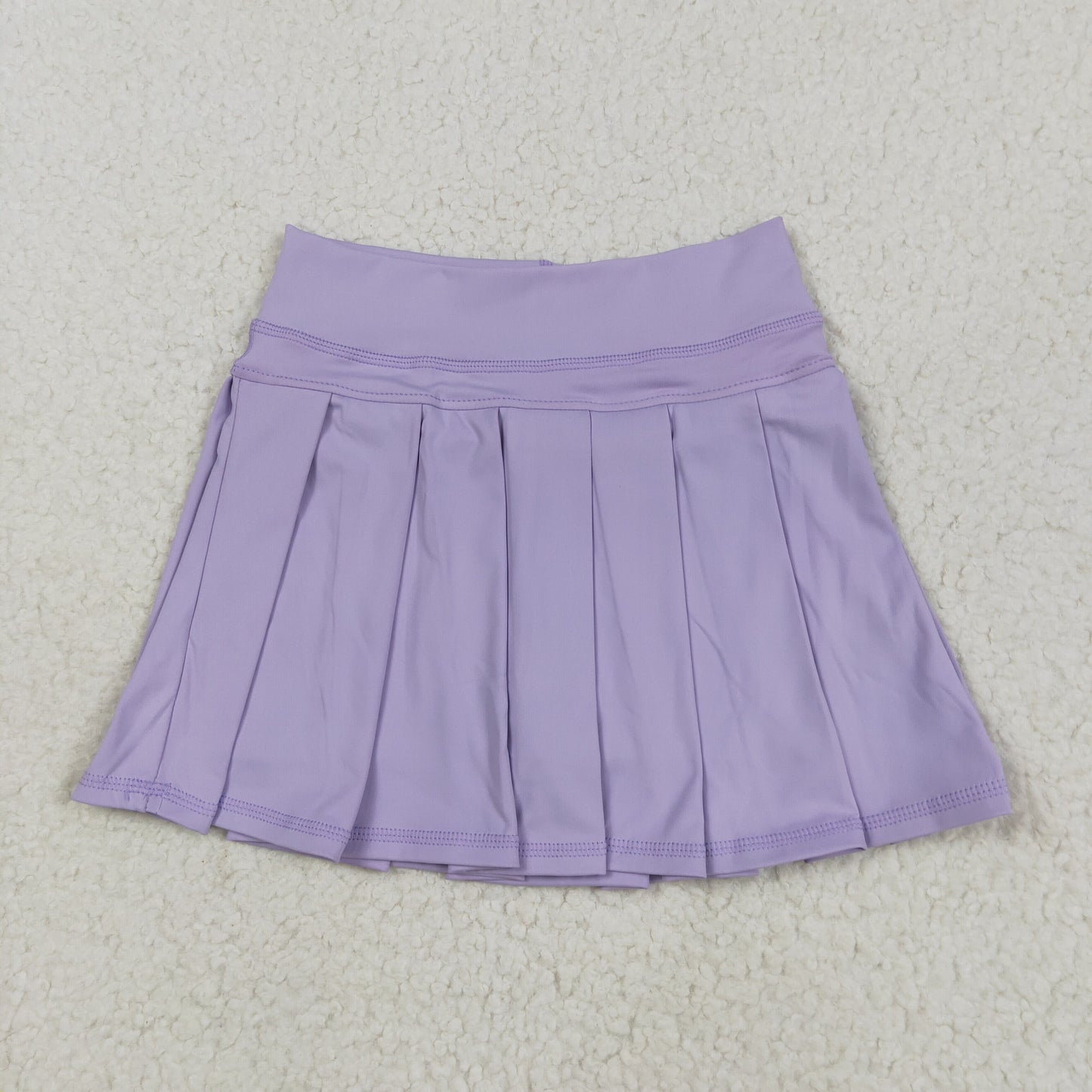 RTSNO MOQ GLK0085 Pure light purple yoga skirt