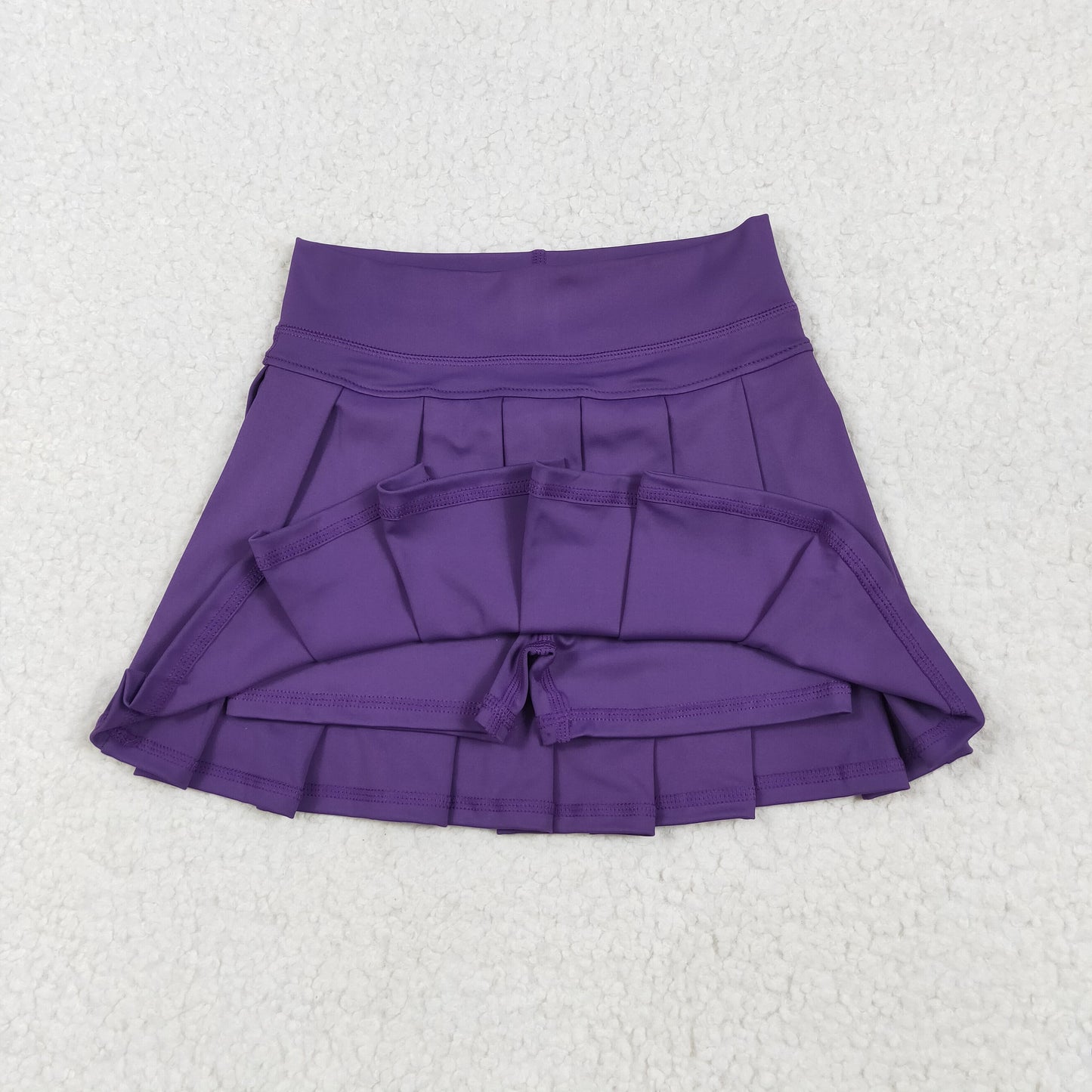 RTSNO MOQ GLK0086 Pure purple yoga skirt