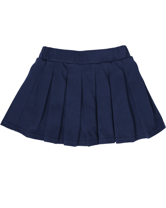 no moq GLK0108 pre-order baby girls clothes cotton navy blue Skirts dress-2025.6.7