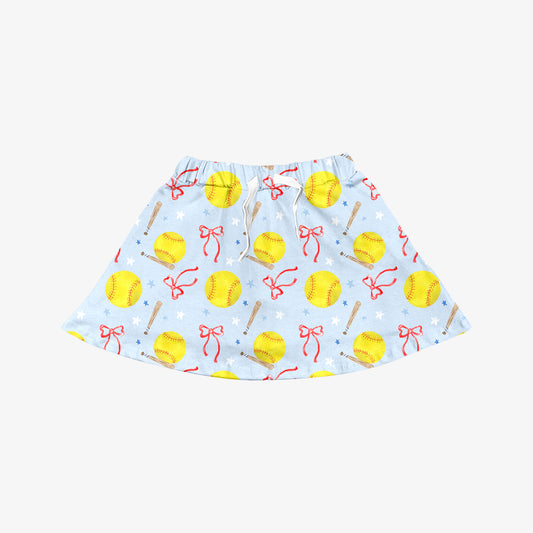 (Pre Order) No moq pre-order baby girls clothes yoga baseball bow Skirts dress-2025.12.6