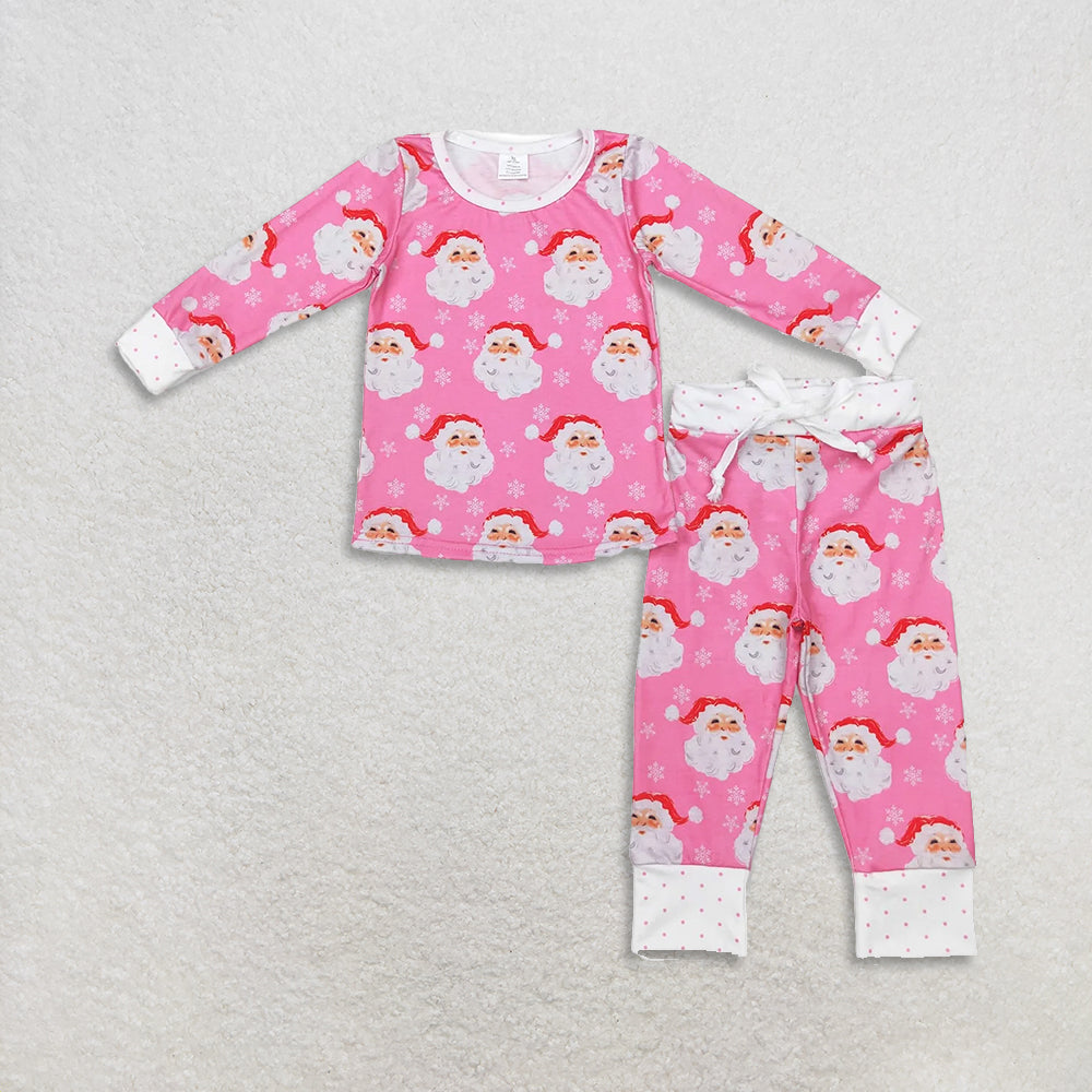 RTS NO MOQ Sibling Baby Girls Christmas Long Sleeve Pants Set and top