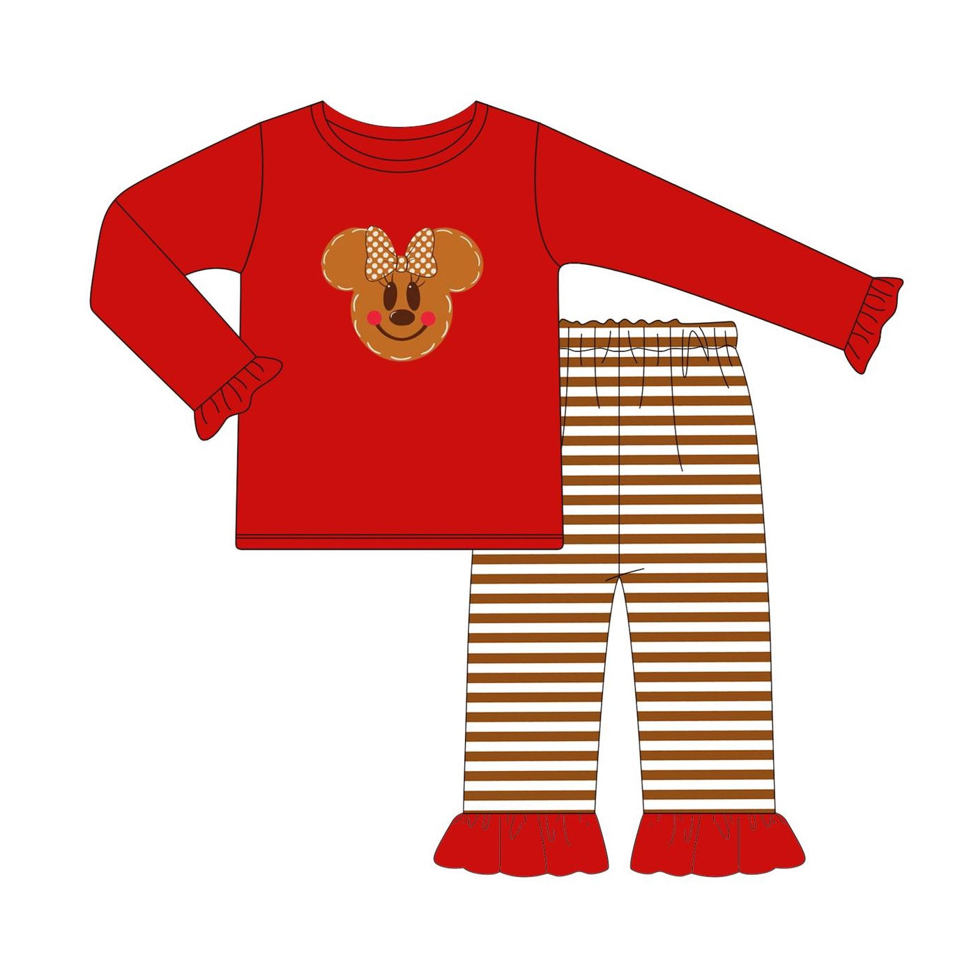 pre order no moq eta 6-7weeks Red Christmas Pajamas Set