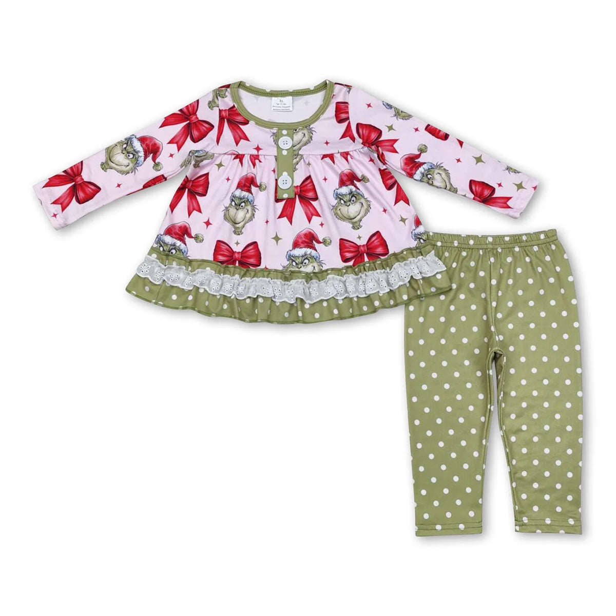 RTS NO MOQ Sibling Baby Girls Christmas boy long sleeves pants sets and rompers
