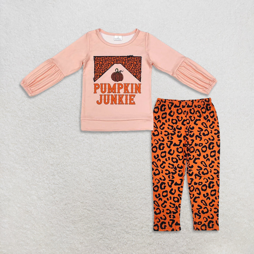 RTS NO MOQ Sibling Baby Girls clothes halloween Long Sleeve Pants Sets and dress