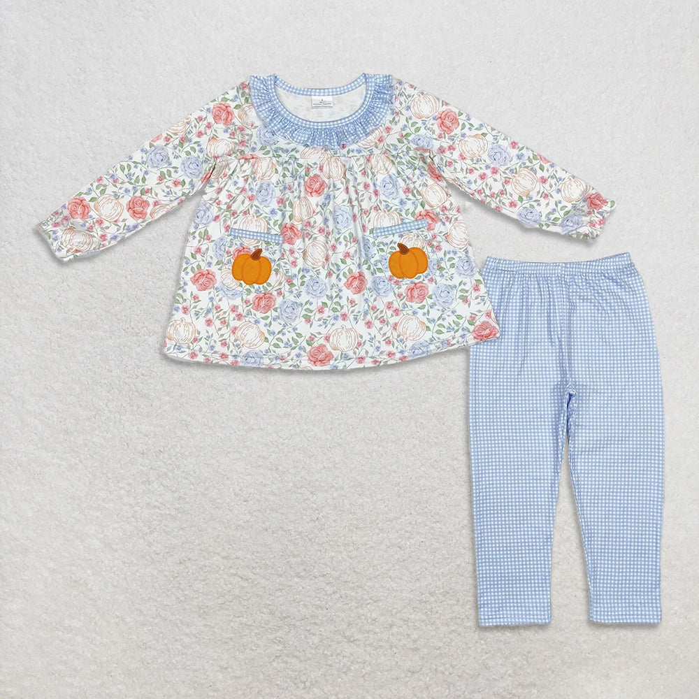 RTS NO MOQ Sibling Baby Girls clothes halloween Long Sleeve Pants Sets and dress