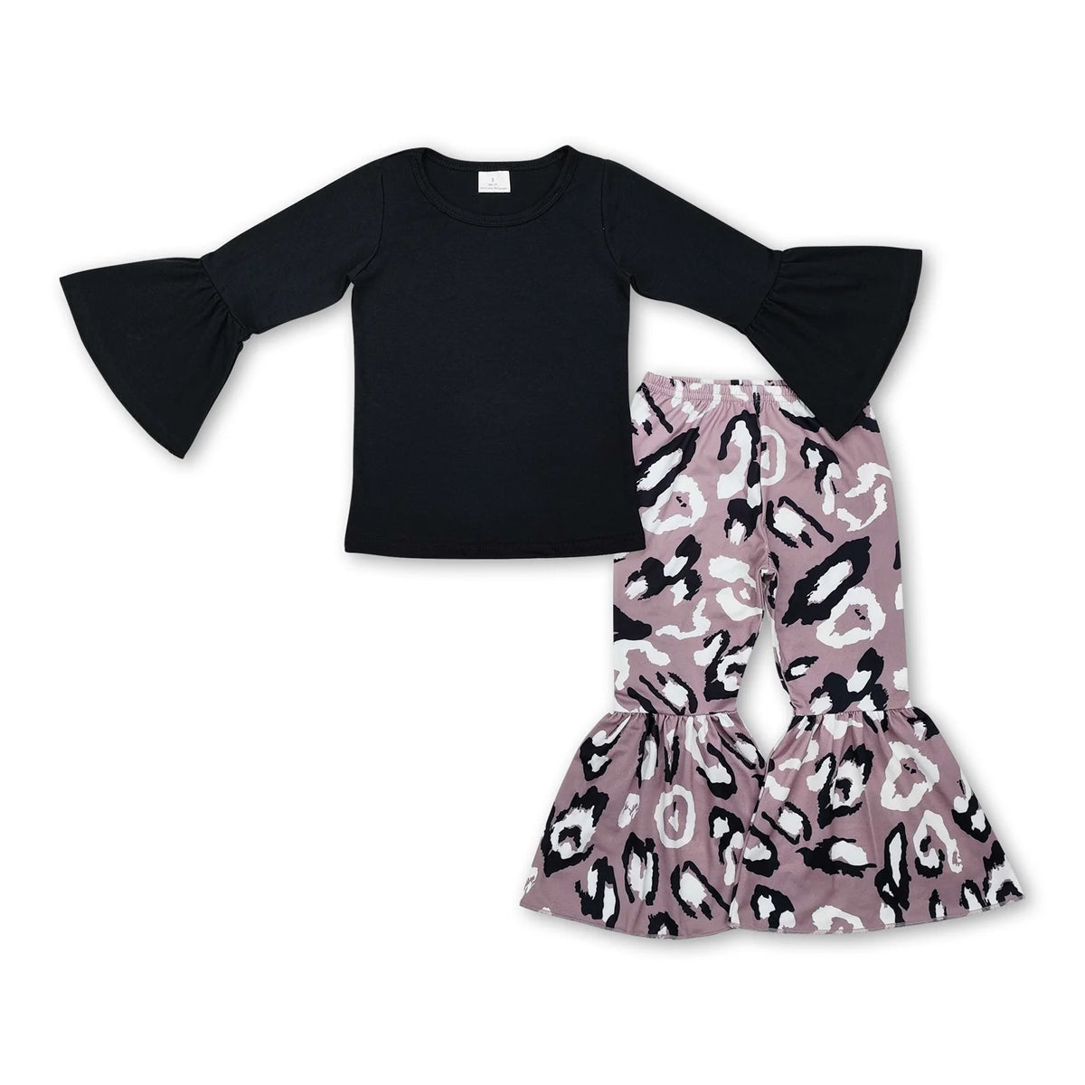 RTS NO MOQ Sibling Baby girls clothes long-sleeved trousers suit