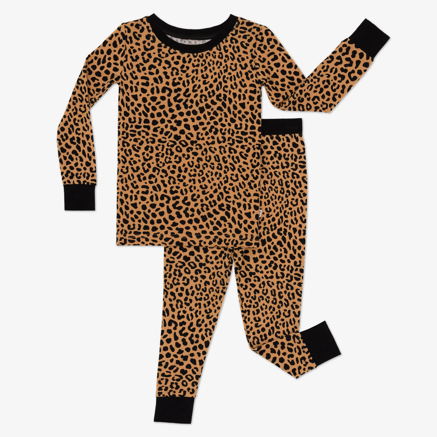 NO MOQ sales GLP2116 pre-order baby girls clothes leopard brown long Sleeve pants Suit -2024.9.26