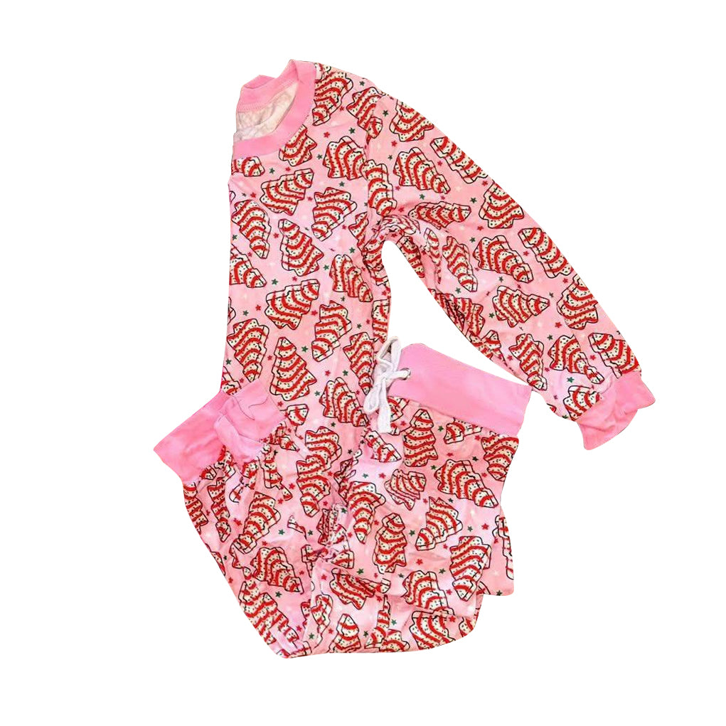 (Pre Order) No moq GLP2757 pre-order baby girls clothes Christmas long sleeve pants sets-2025.8.26