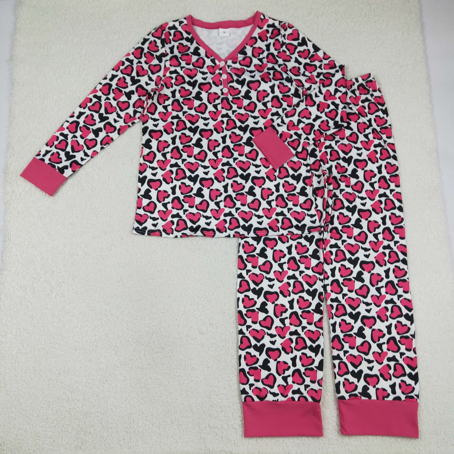 RTS NO MOQ Sibling baby girl clothes and Adult clothes valentine kids set and adult set